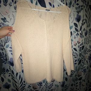 Loose knit oversized sweater